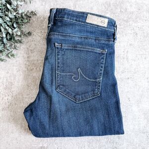 Adriano Goldschmied Medium Wash The Prima Mid-Rise Cigarette Size 26